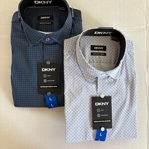 2 DKNY Men’s Woven Button-Up Shirt